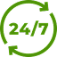 24/7 icon